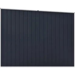 Förråd & Redskapsbodar - Living Trädgårdsskjul antracit 195x198x159 cm galvaniserat stål