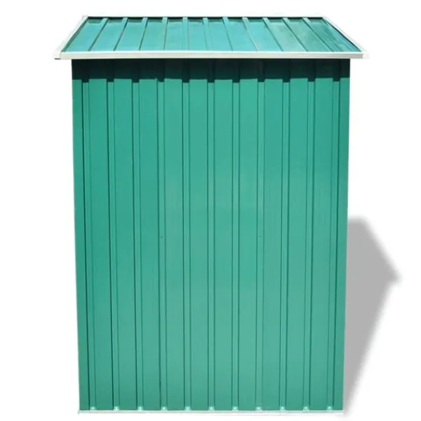 Förvaringsbod i metall grön 204x132x186 cm Skjul, Garage & Carports