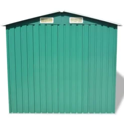 Förvaringsbod i metall grön 204x132x186 cm Skjul, Garage & Carports