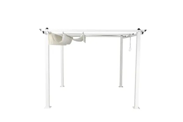 FURNLUX PERGOLA FÖR UTOMHUSBRUK LAZIO VIT 295CM