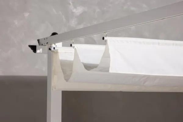 FURNLUX PERGOLA FÖR UTOMHUSBRUK LAZIO VIT 295CM