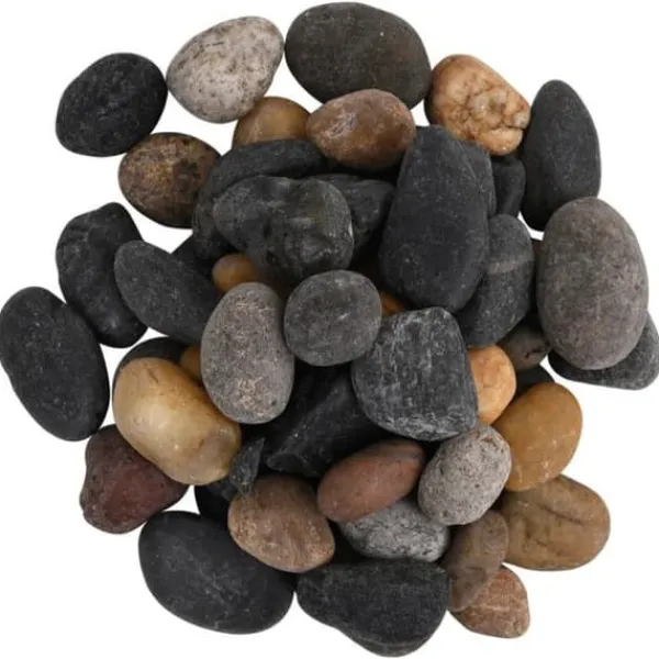 Galet - - Polisstenar - 5-8 cm - Blanding av färger - 25 kg Trädgårdsstenar & Klivstenar
