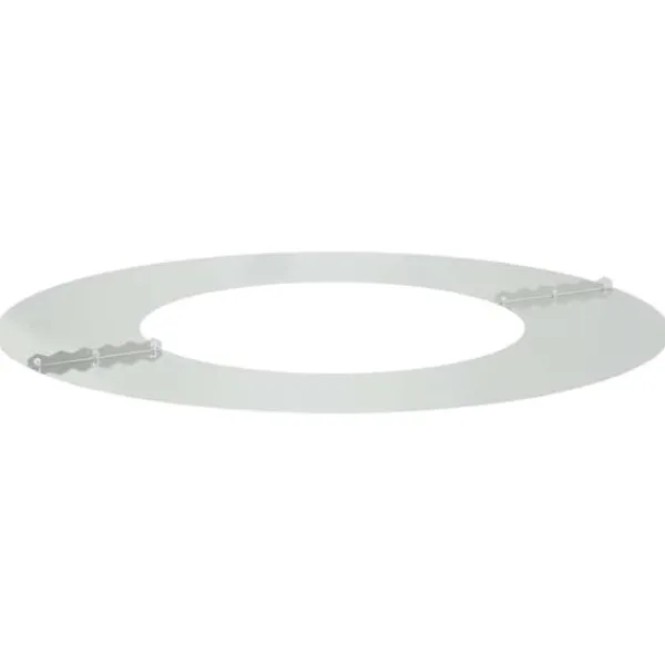 Online Galvaniserad Metallkruka - Modern Inredning för Växter | Färg: Silver | Storlek: Diameter 70 cm Buskar