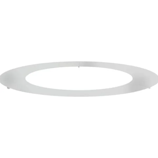 Galvaniserad Metallkruka för Utomhusbruk - Modern Design | Färg: Grå | Storlek: 90 cm diameter