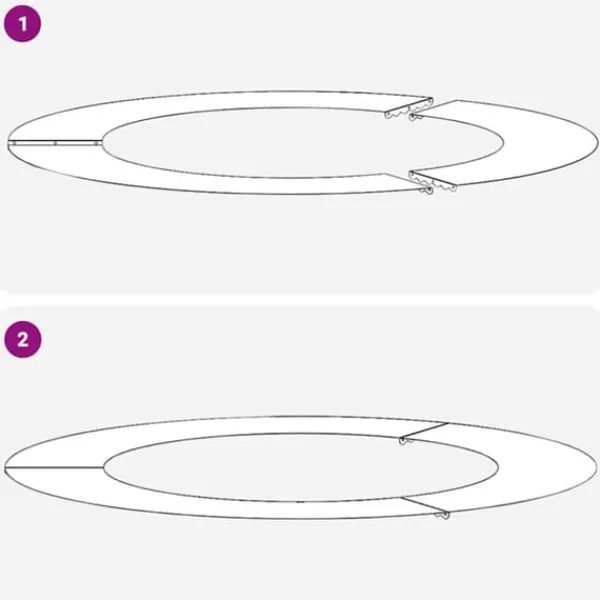 Galvaniserad Metallkruka för Utomhusbruk - Modern Design | Färg: Grå | Storlek: 90 cm diameter