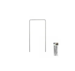 Galvaniserad metallstift i form av "U" bredd 7cm / höjd 20cm