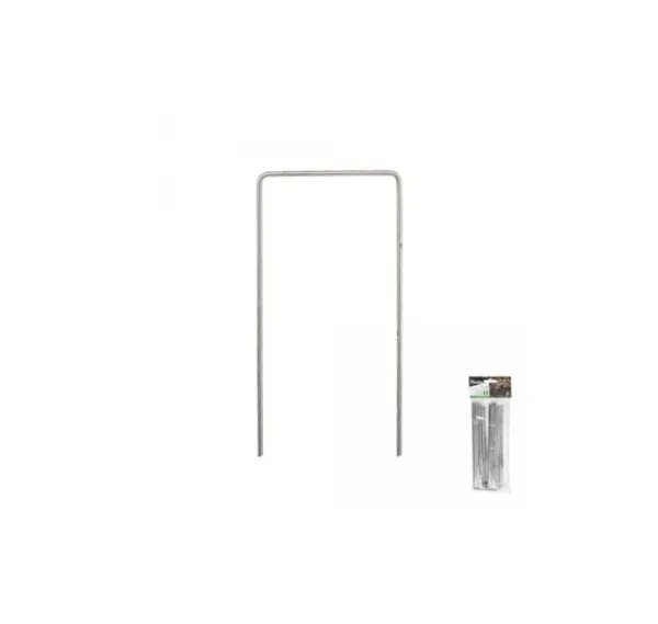 Galvaniserad metallstift i form av "U" bredd 7cm / höjd 20cm