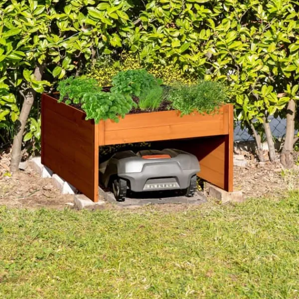 Garage för robotgräsklippare, 52,5x79x74 cm Skjul, Garage & Carports