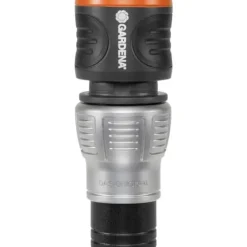 Gardena 18253-50 Premium Plast Slangkoppling med reglerventil Snabbkoppling, 13 mm (1/2) - 15 mm (5/8) Vattenstopp