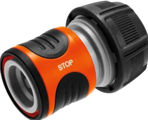 Gardena slangkoppling med vattenstopp 3/4"