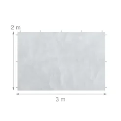 Gazebo sidopanelset, 200x300 cm