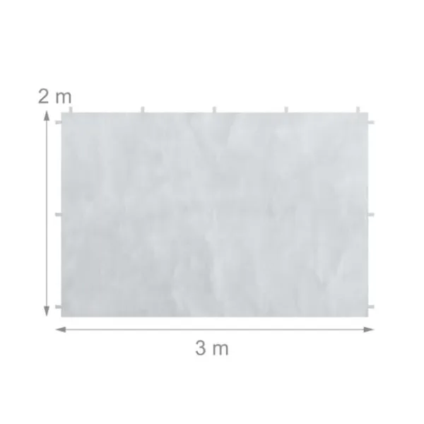 Gazebo sidopanelset, 200x300 cm