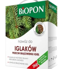 Hot GÖDSEL - FÖR - BARRTRÄD.. MOT BRUNING AV NÅL 3 KG - BR BIO-1056 Gödningsmedel