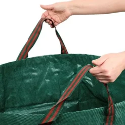 Clearance Gecosac - 2770 - Trädgårdssäck för Gröna Avfall 120L, Självbärande, Hållbar, Vattentät Sack med 3 Handtag Trädgårdskorgar