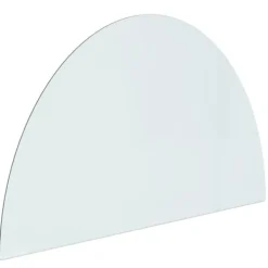 Best Glasskiva för öppen spis halvrund 1000x600 mm Tillbehör Till Vedeldade Kaminer & Öppna Spisar