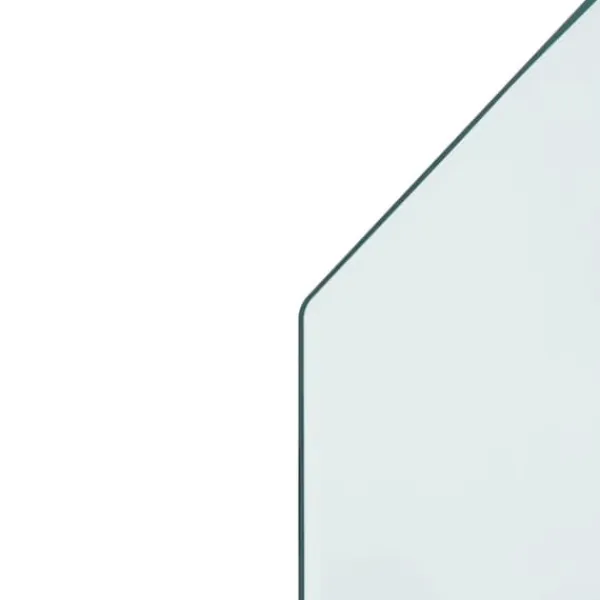 Discount Glasskiva för öppen spis sexkantig 100x50 cm - Glasskiva - Glasskivor - Home & Living Tillbehör Till Vedeldade Kaminer & Öppna Spisar