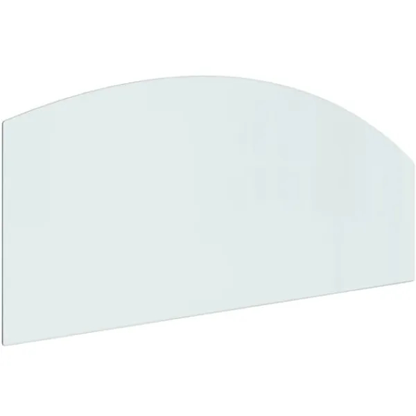 Hot Glasskiva för öppen spis 120x50 cm Tillbehör Till Vedeldade Kaminer & Öppna Spisar
