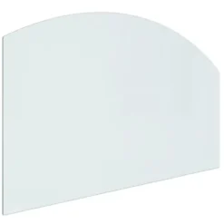 Hot Glasskiva för öppen spis 100x60 cm Tillbehör Till Vedeldade Kaminer & Öppna Spisar