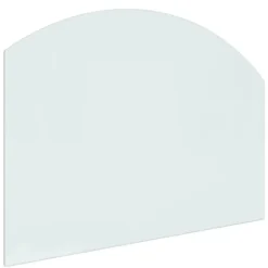 vidaXL Glasskiva för öppen spis 80x60 cm