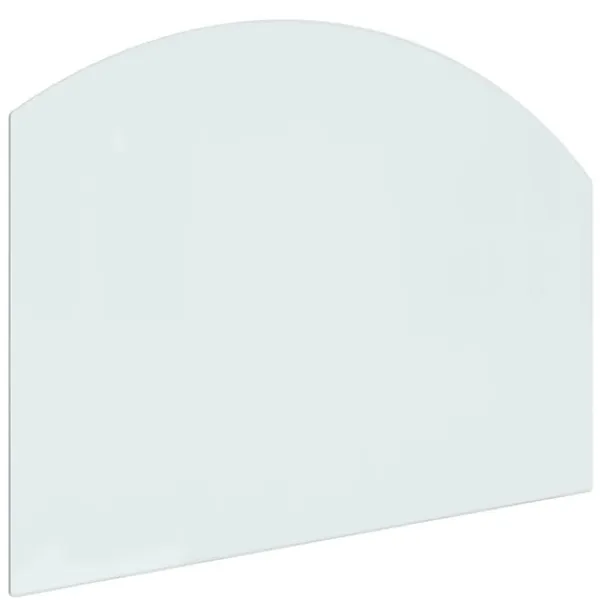 vidaXL Glasskiva för öppen spis 80x60 cm