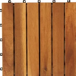 Online Golvbeläggning - Balkongplattor med vertikal design 30 x 30, 30 st Trädgårdsprydnader