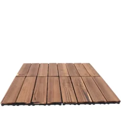 Best Golvplattor, Halkfri Design, Miljövänligt Material,Brun Trädgårdsprydnader