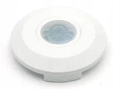 Outlet 360-graders ultraplatt infraröd vit PIR-rörelsesensor för taket Rörelsedetektorer
