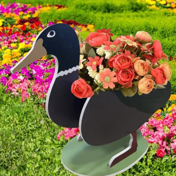Sale Gör-det-själv djur blomkruka Tecknad Desktop Suckulenta Planter Trädgård prydnad hantverk Trädgårdsprydnader