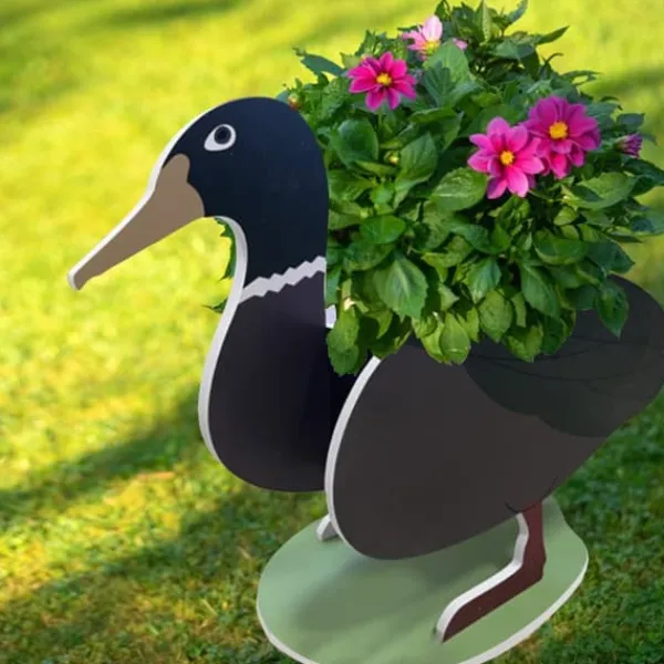 Sale Gör-det-själv djur blomkruka Tecknad Desktop Suckulenta Planter Trädgård prydnad hantverk Trädgårdsprydnader