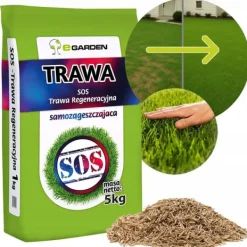 New Gräs 5kg SOS Regenerativa Gräsfrön för Översådd 200m2 Egarden Fröer & Lökar