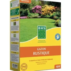 Gräsmatta - BHS - Rustik gräsmatta 1 KG - Starkare och bättre skyddad - Snabb och hållbar - Alla typer av terräng och klimat, Robust