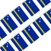 Discount Guirlande Drapeau - Curaçao - 100 delar - 14 x 21 cm - Polyester - Flerfärgad Flaggor & Vindstrutar