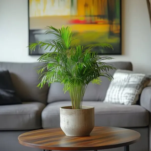 New Guldpalm - Set om 4 - Dypsis lutescens - Höjd 30-45cm - ⌀12cm Krukväxter Inomhus