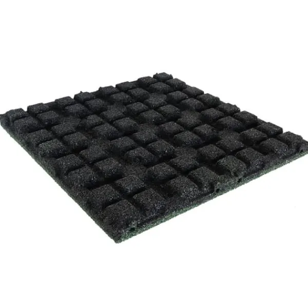 Gummiplatta 45mm - 50x50 cm - Grön