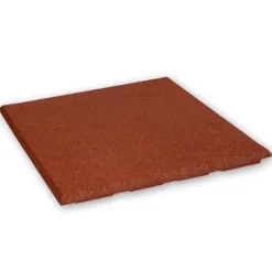 Clearance Gummiplattor 20mm - 50x50 cm - Röd Trädgårdsprydnader