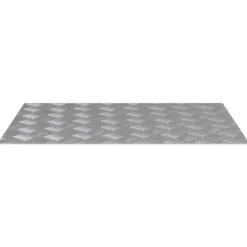 Halkfria Aluminium Checker Plates 2 st - Säkra och stiliga trapsteg | Storlek: 70x50 cm