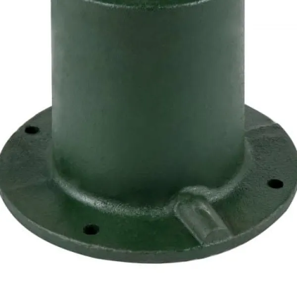Handvattenpumpstativ, 22,86x22,86x66 cm, Grön, Gjutjärn Fontäner & Dammar