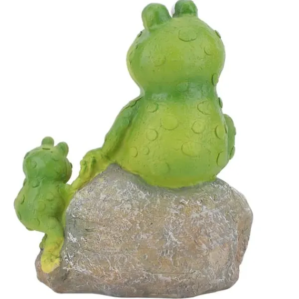 Hartsdjur Sittande Stenfigur Dekoration Gräsmatta Trädgård Innergård Ornament