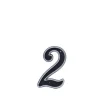 Haushalt Blastic House Number 2 150Mm Black Adresskyltar & Husnummer