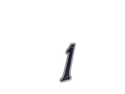 Haushalt Blastic House Number 1 150Mm Black