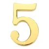Online Haushalt Door Number 5 Gp-5 45Mm Gold Adresskyltar & Husnummer
