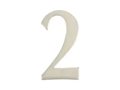 New Haushalt Door Number 2 Ss-2 62Mm Stainless Ste Adresskyltar & Husnummer