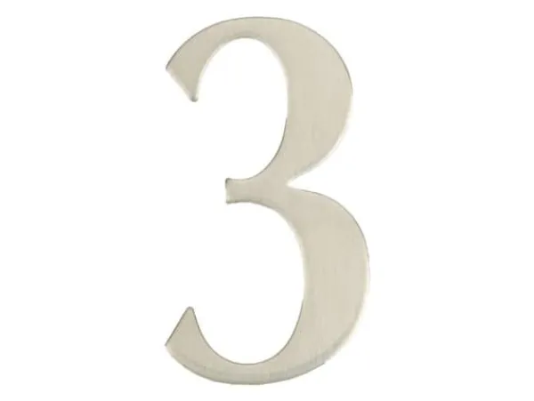 Clearance Haushalt Door Number 3 Ss-3 62Mm Stainless Ste Adresskyltar & Husnummer
