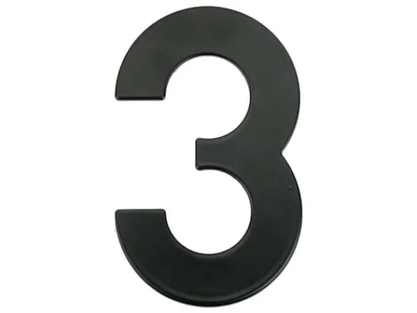 Outlet Haushalt House Number 3 Mb-3 145Mm Black Adresskyltar & Husnummer