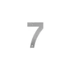 Haushalt House Number Stainless Steel Ss-7 145Mm