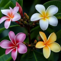 Hawaiiansk frangipani - Plumeria rubra - Höjd 45-55cm - ⌀17cm