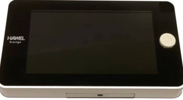 Outlet HAWEL Sverige HT-DM28SWE+VR Elektroniskt dörröga/dörrkikare med stor skärm 4,3" *** VIT RAM *** Säkerhetsmonitorer & Videokameror