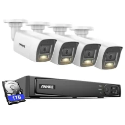 Hot Hem säkerhetskamera system, 12MP upplösning, AI detektionsfunktioner, 1T Säkerhetsmonitorer & Videokameror