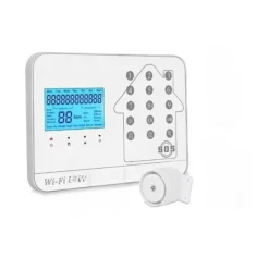 Outlet Hemlarm kit ansluten trådlös wifi box internet och gsm futura vit smart life- lifebox - kit2 Hemlarmsystem