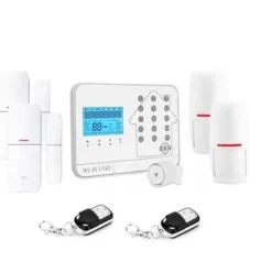 Outlet Hemlarm kit ansluten trådlös wifi box internet och gsm futura vit smart life- lifebox - kit2 Hemlarmsystem